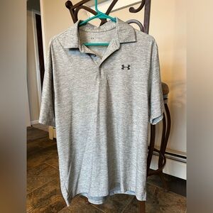 LG Men's Gray Polo Shirt